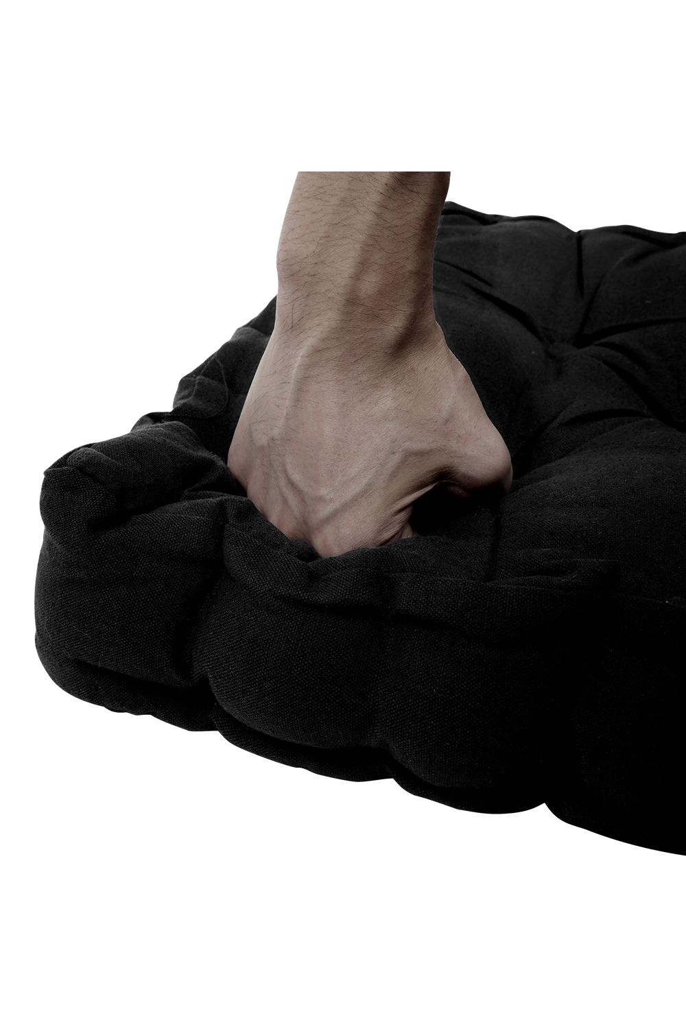 Living and Home Garden Armchair Cotton-Linen Cushion Chair Pad with Handle image 8