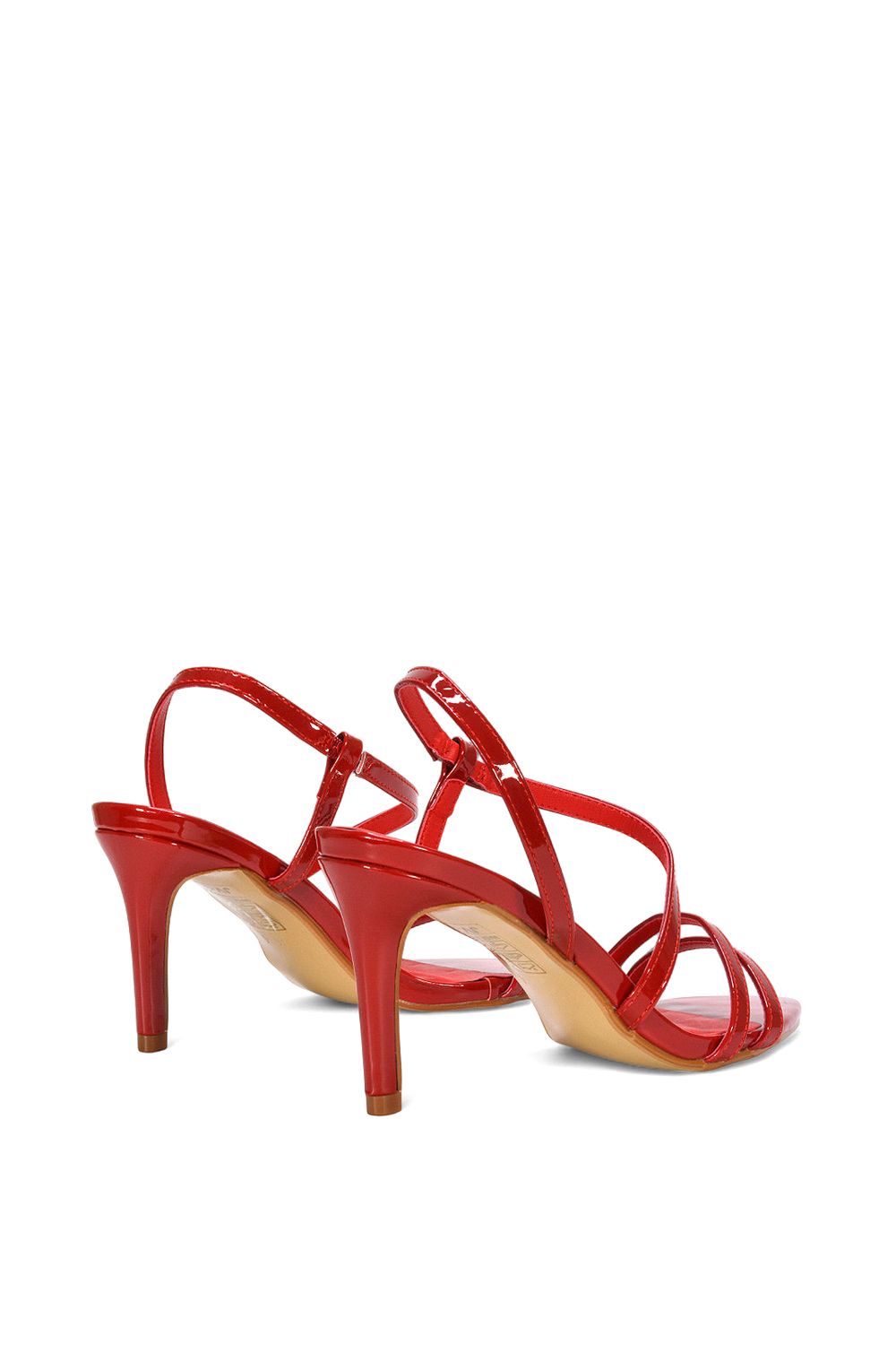 XY London 'Theodora' Strappy Pointed Toe Stiletto Heel Sandal Shoes image 4
