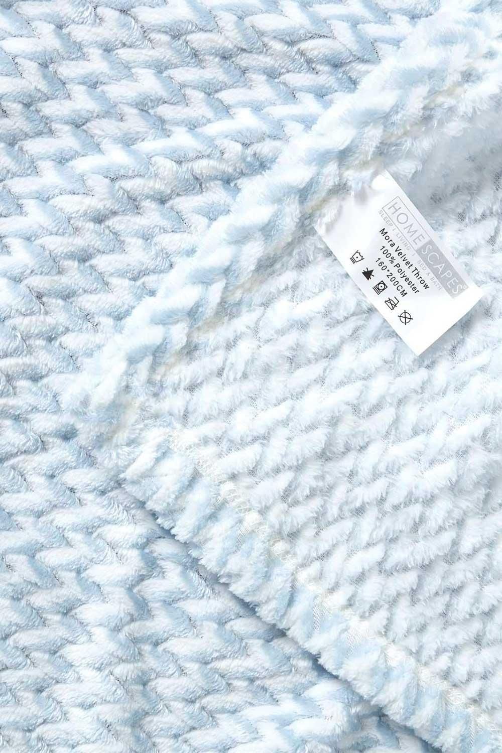 Homescapes Mora Faux Fur Velvet Throw image 5