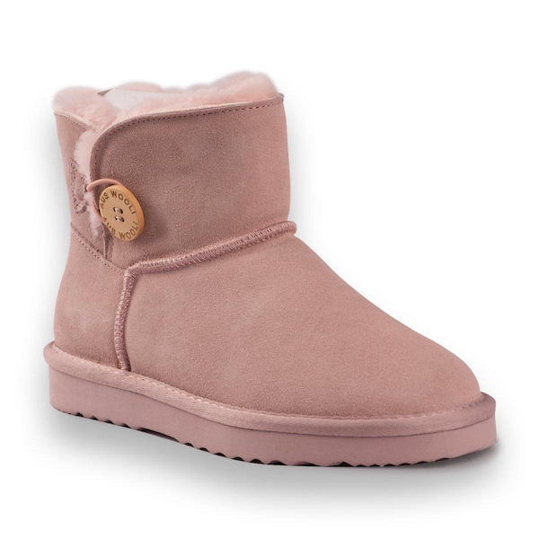 Aus Wooli Australia Short Sheepskin Button Boots