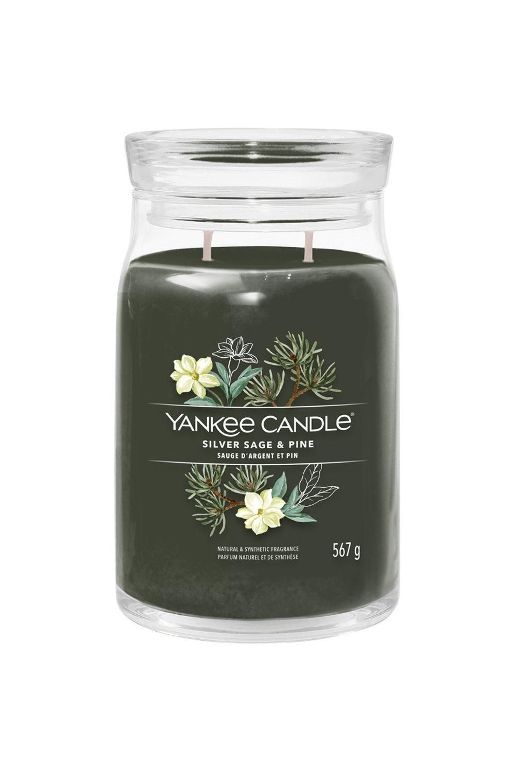 Yankee Candle Silver Sage & Pine Signature Large Jar Candle Multi image 2