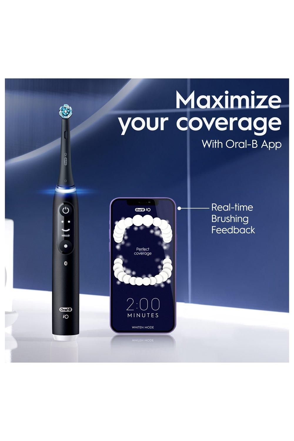 Oral B iO - 6 - Black Lava Electric Toothbrush Black image 8