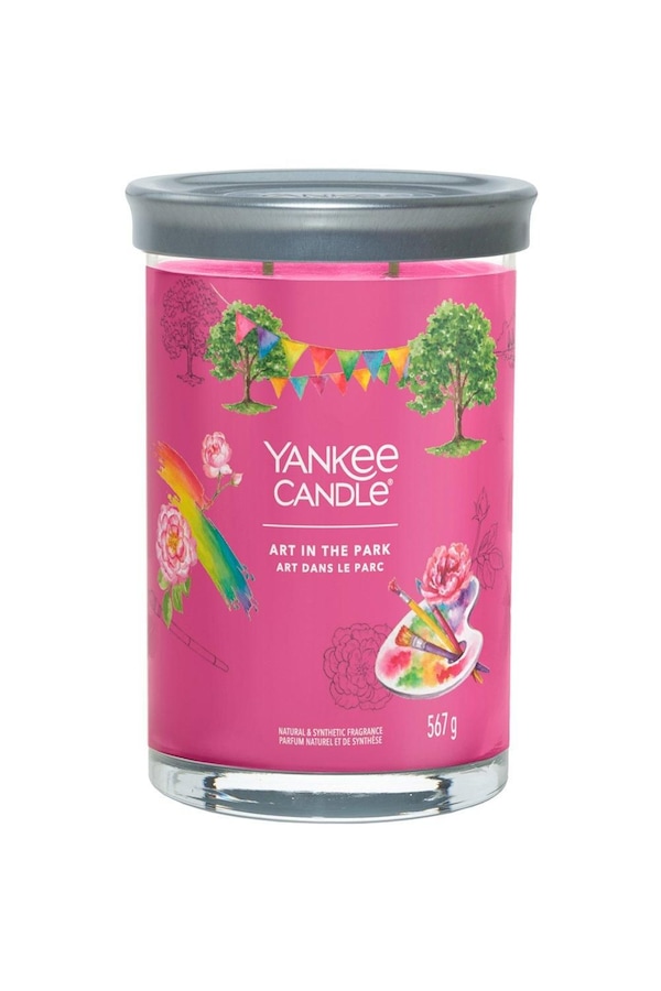 Yankee Candle Signature Large Tumbler Art In The Park Pink