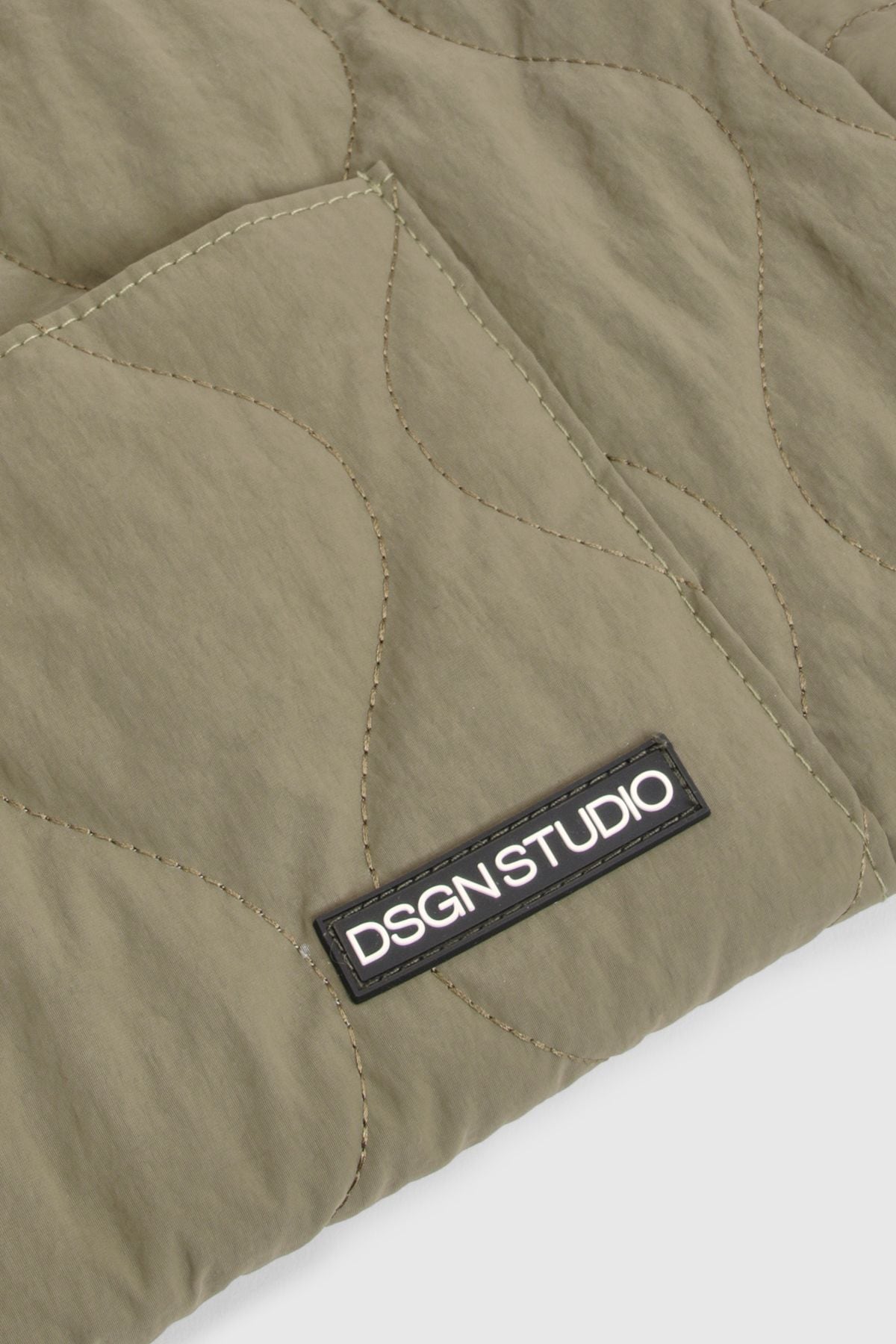 DSGN Studio DSGN Studio Quilted Large Tote Bag Khaki image 4