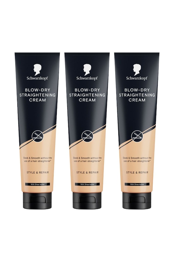 Schwarzkopf Styling 'Hair Cream' 150ml Sleeky Smooth Hair Control Shine Finish, 3 Pack