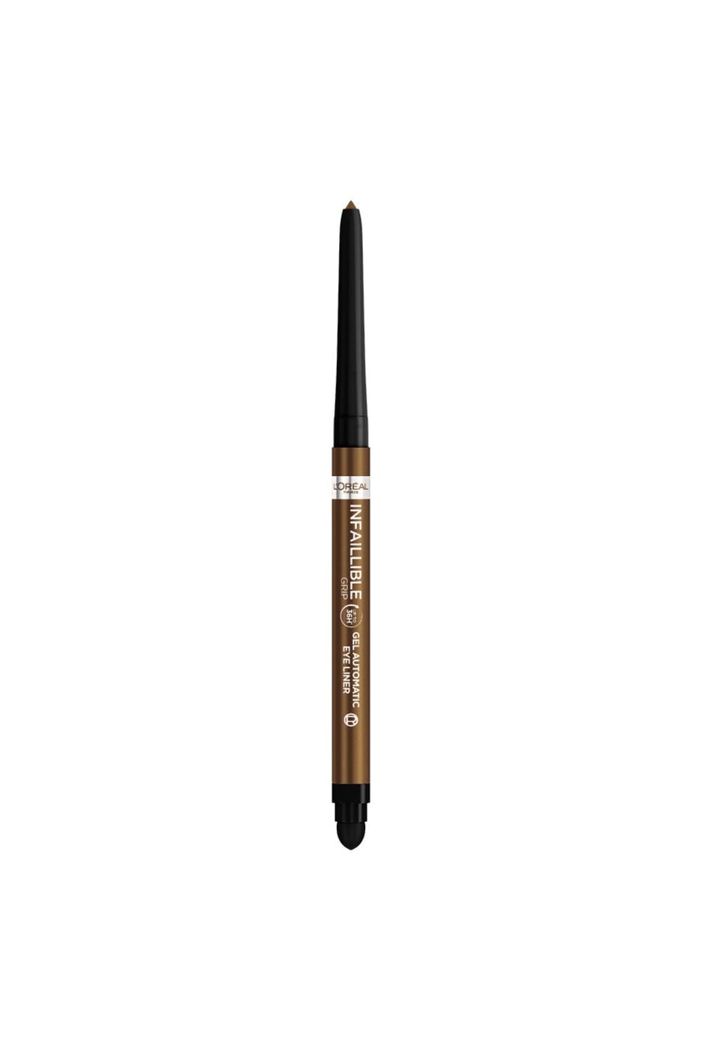 L'Oréal Paris Infallible Grip Gel Automatic Bronze Blaze Eye Liner Bronzed Espresso image 1