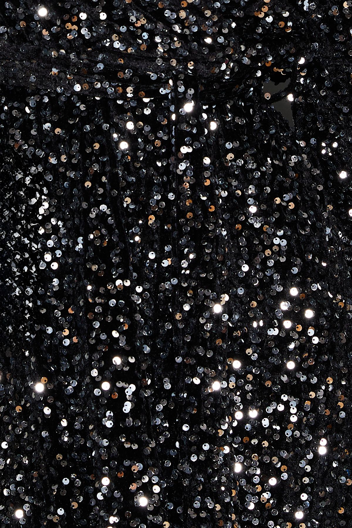 Dorothy Perkins Velvet Sequin Wrap Midi Dress Silver image 5