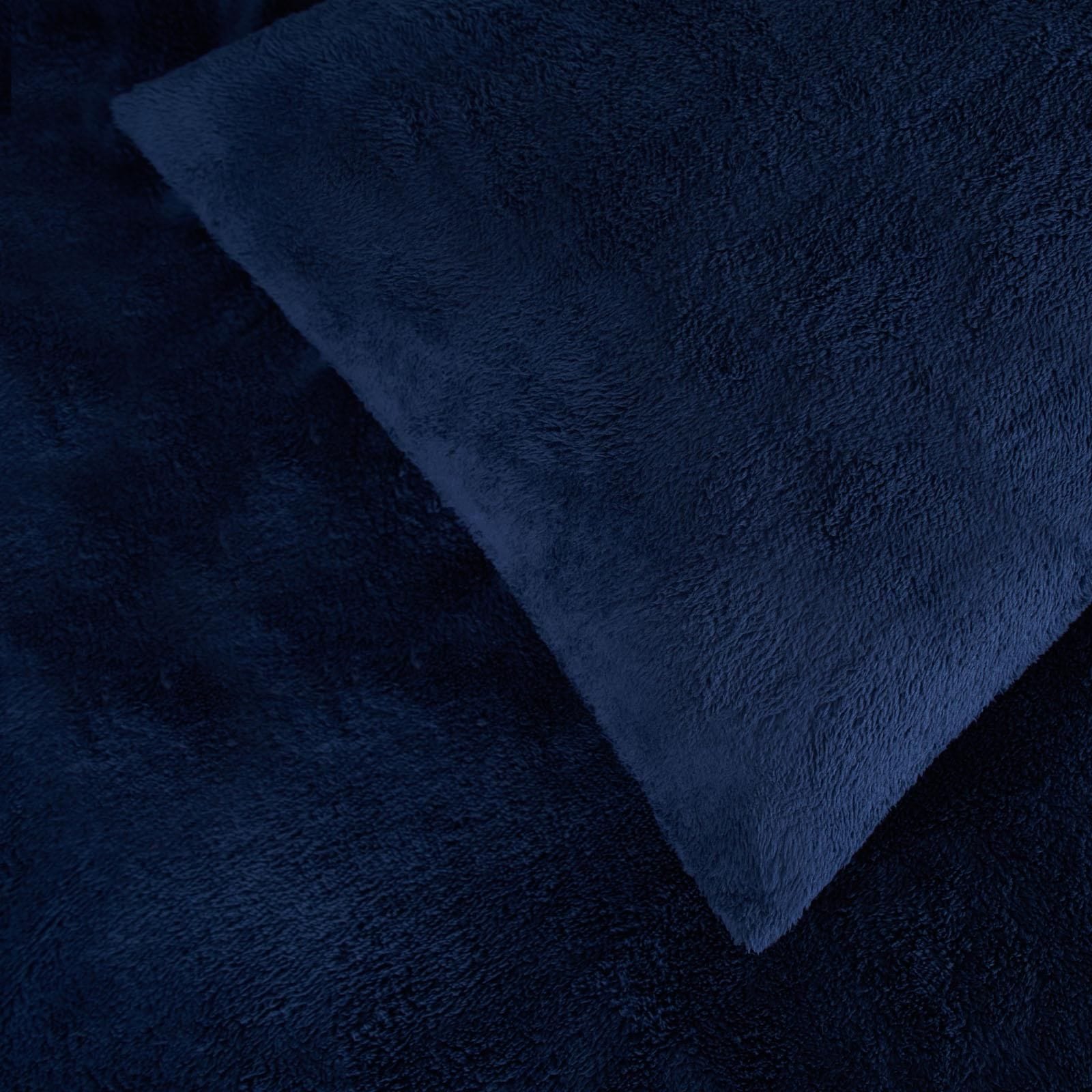 OHS Thermal Soft Teddy Fleece Duvet Cover Bedding Set image 3