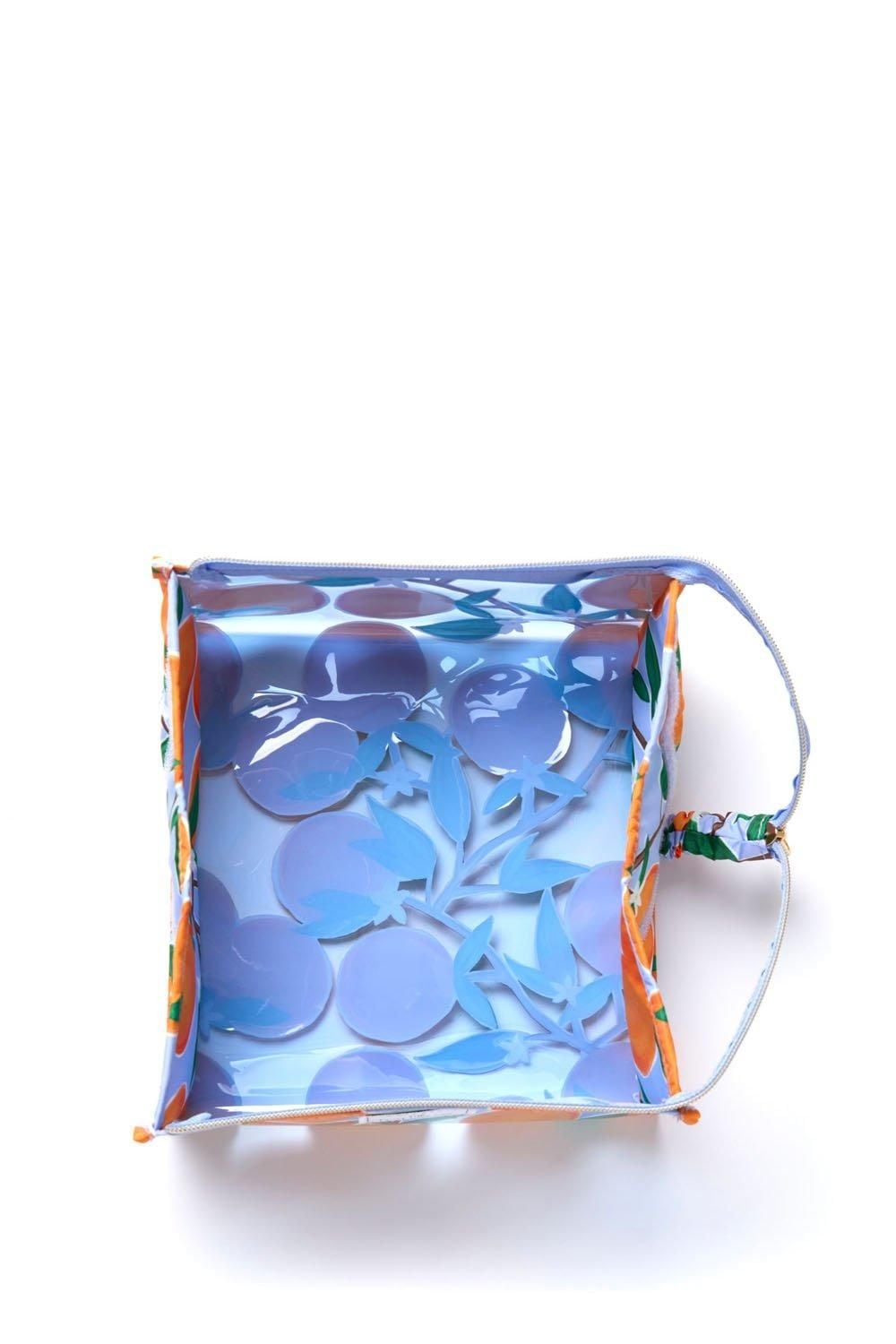 The Flat Lay Co The Flat Lay Co. Jelly Open Flat Box Bag in Mediterranean Oranges Multi image 4