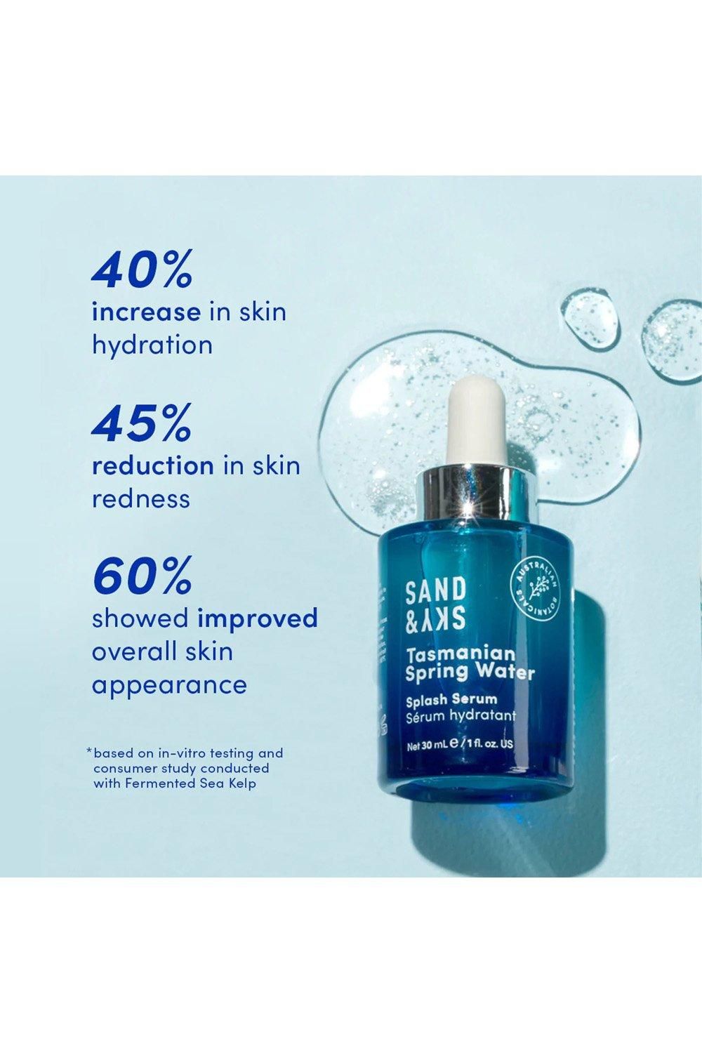 Sand & Sky Tasmanian Spring Water - Splash Serum 30ml Multi image 2