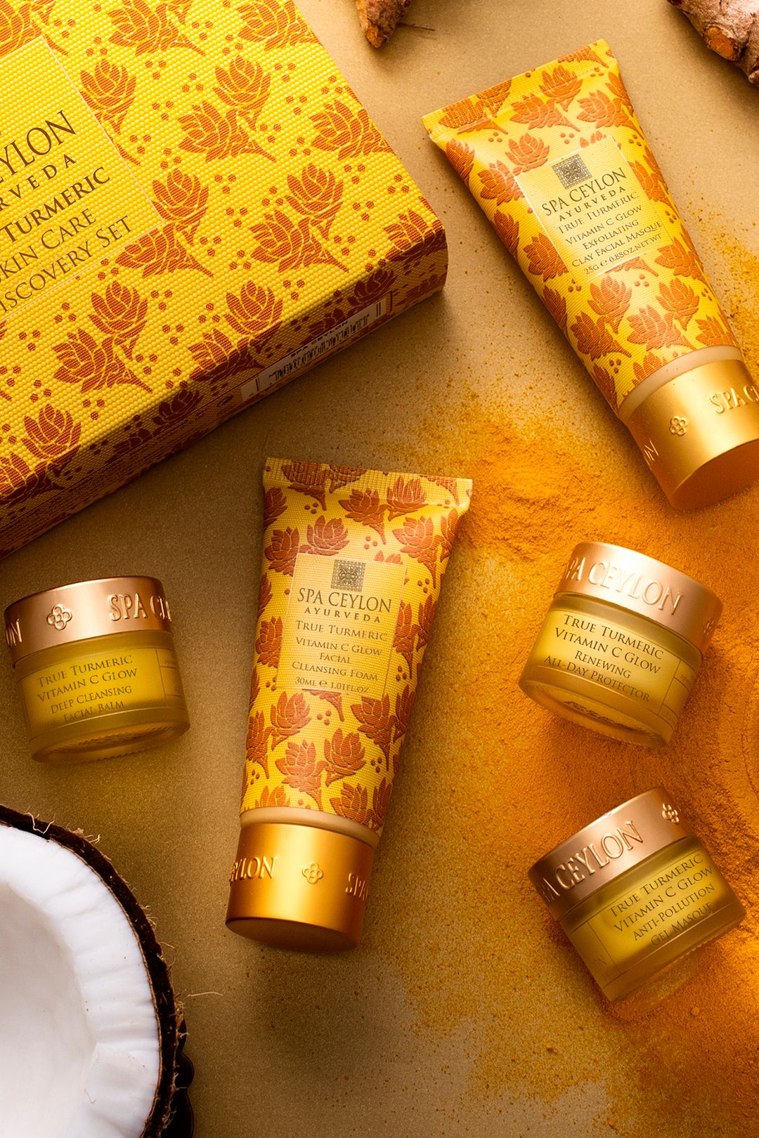 Spa Ceylon True Turmeric - Skin Care Discovery Set image 2