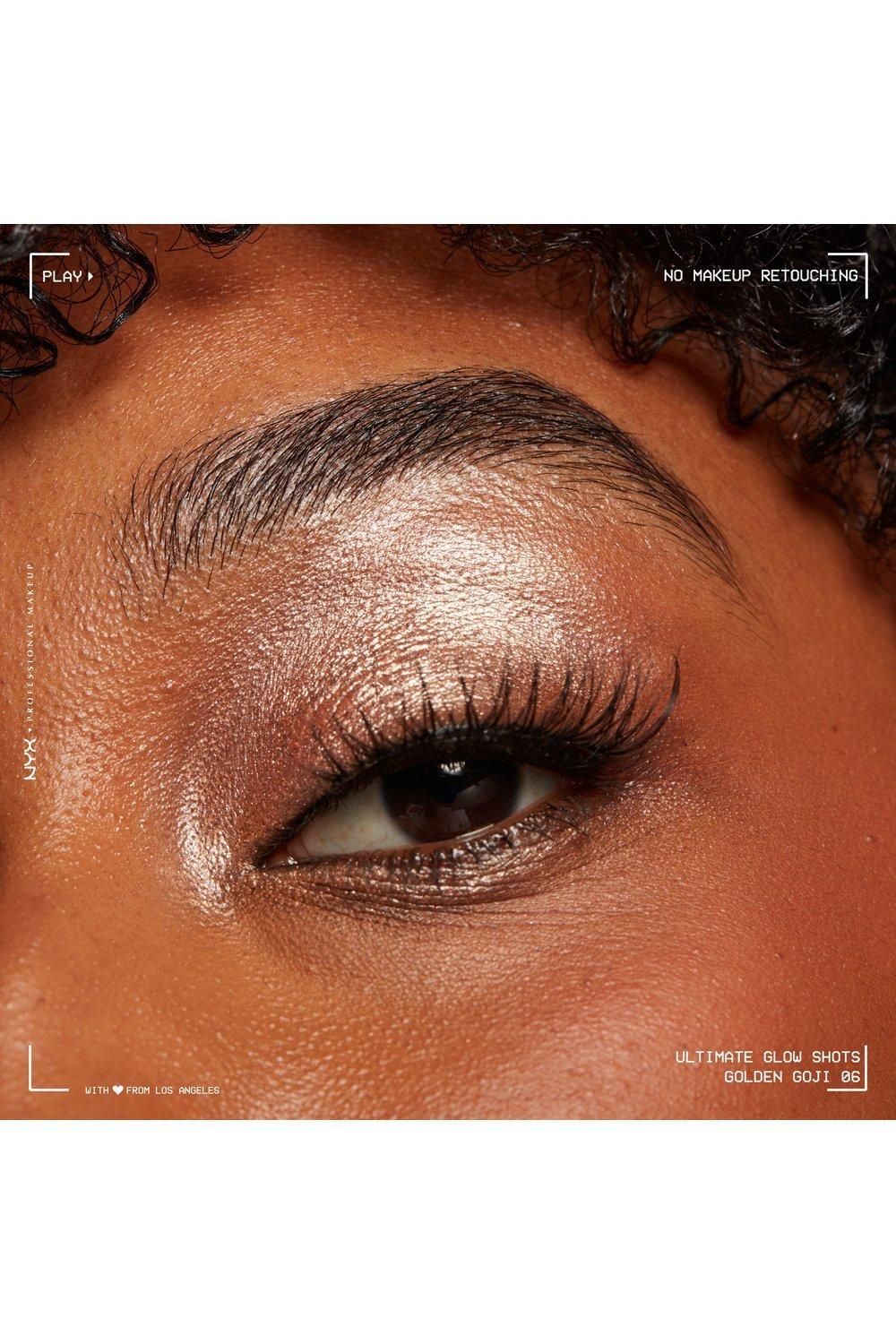 NYX Professional Makeup Ultimate Glow Shots Liquid Eyeshadow Golden Goji image 4