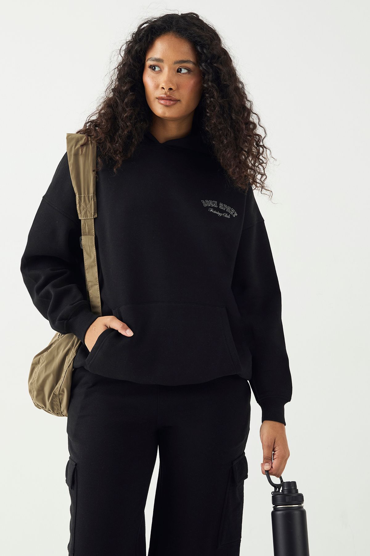 DSGN Studio DSGN Studio Sport Training Club Oversized Hoodie Black