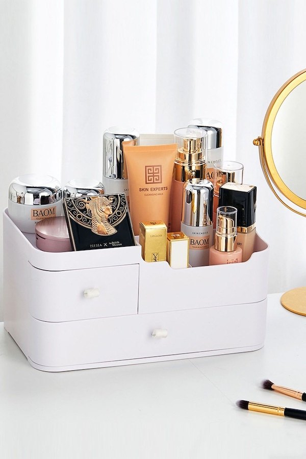 SHEONLY Dressing Table Makeup Storage Box Drawers Gift Set