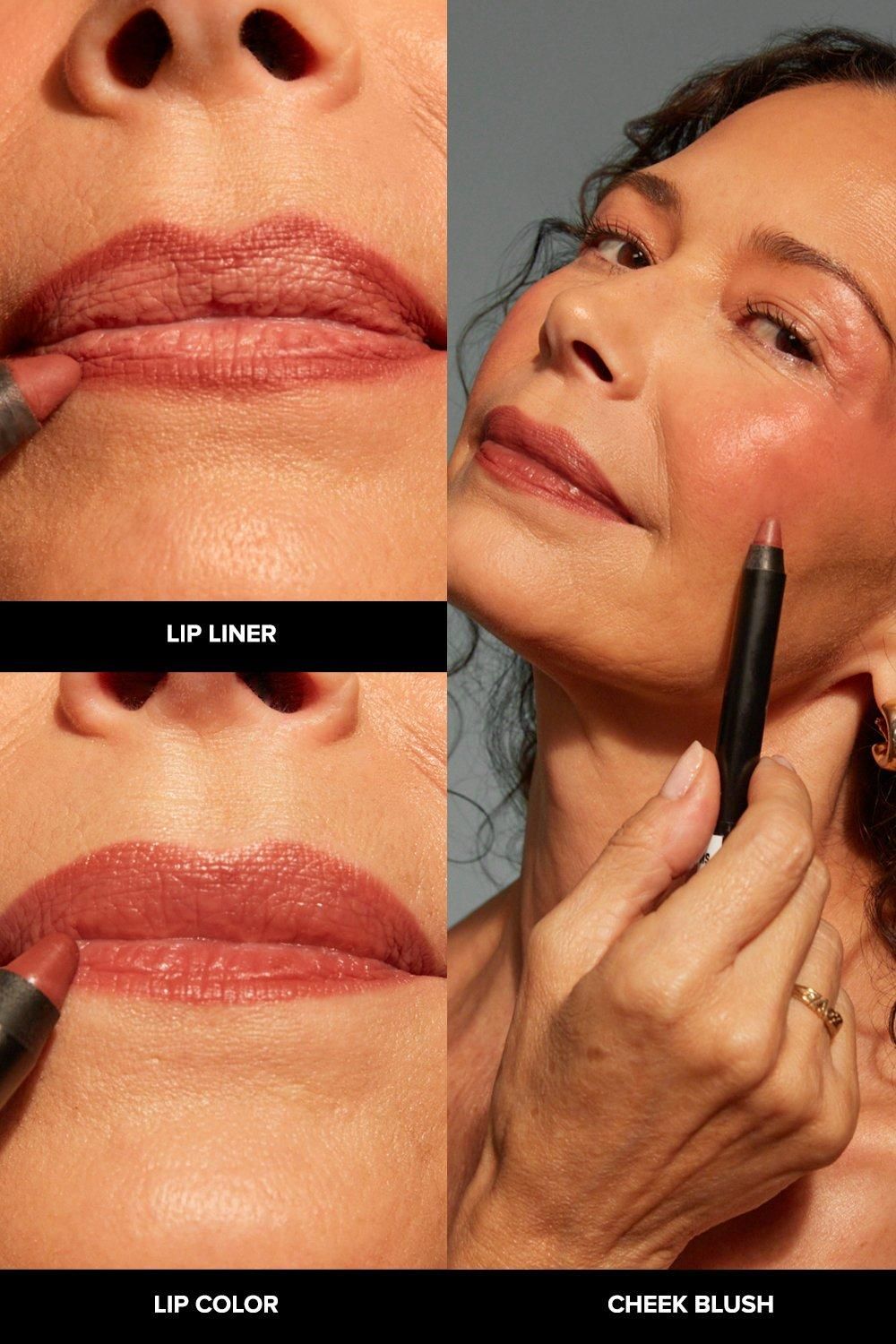 Nudestix Intense Matte Lip + Cheek Pencil Sunkissed Rose image 4
