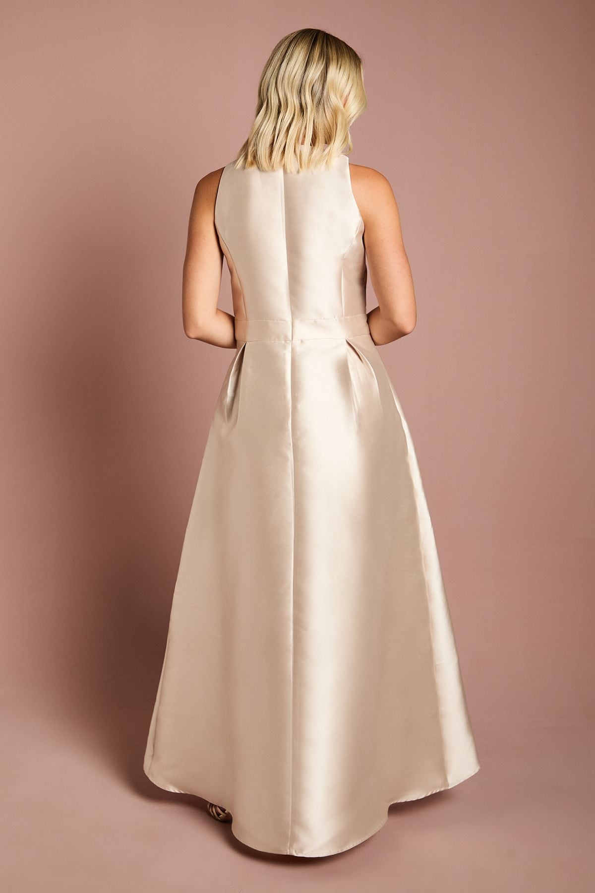 Coast Teen Coast Waterfall Bridesmaid Dress Champagne image 3