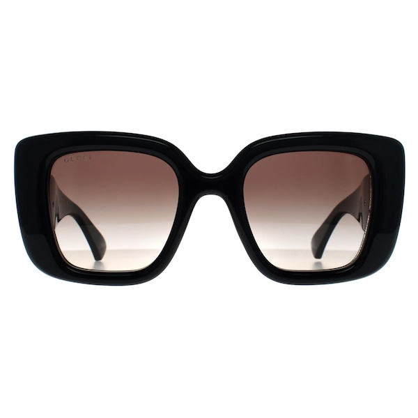 Gucci Square Shiny Black Grey Gradient GG1975S