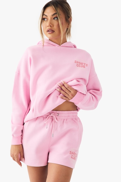 DSGN Studio DSGN Studio Sports Club Bubble Print Sweat Short Pink