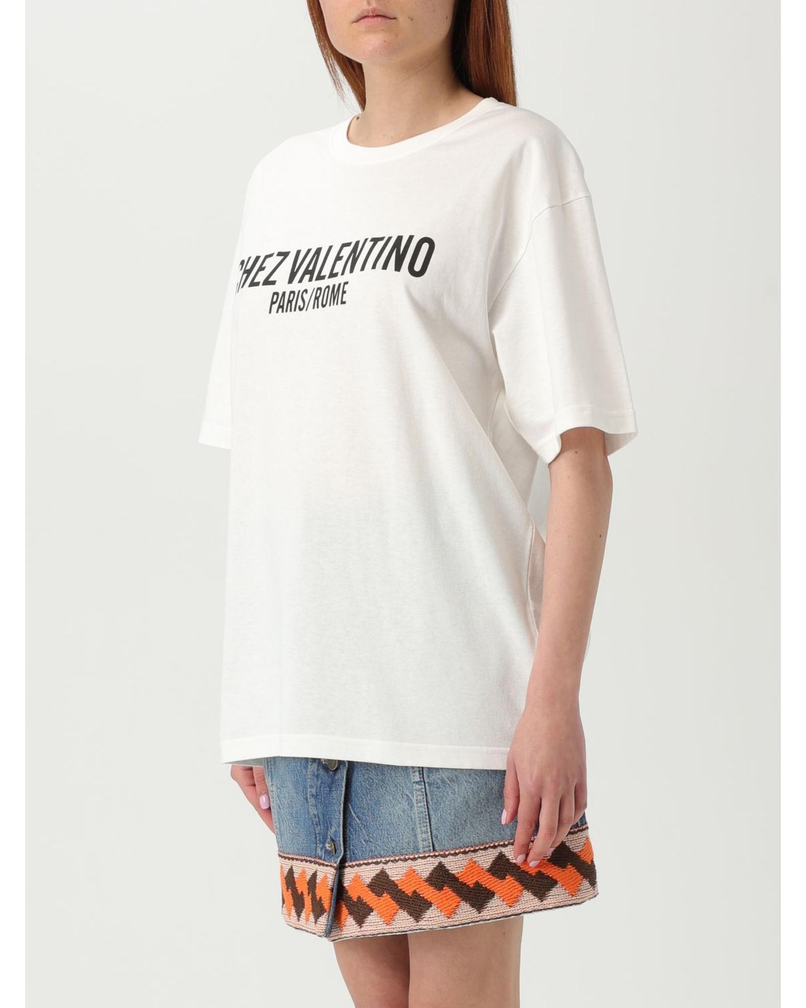Valentino Graphic Tee Wo - Ivory T-Shirts image 4