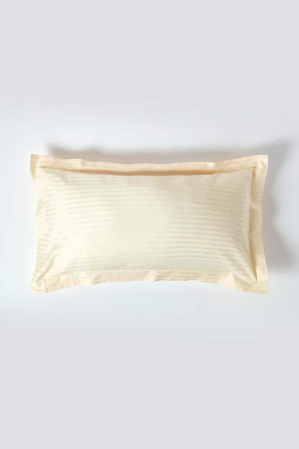 Homescapes Egyptian Cotton Ultrasoft King Size Oxford Pillowcase 330 TC image 1