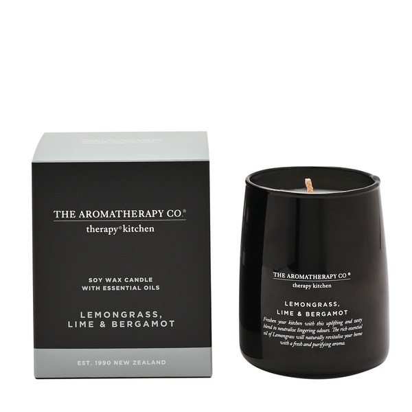 The Aromatherapy Company Therapy Kitchen Candle -Lemongrass, Lime & Bergamot 80g