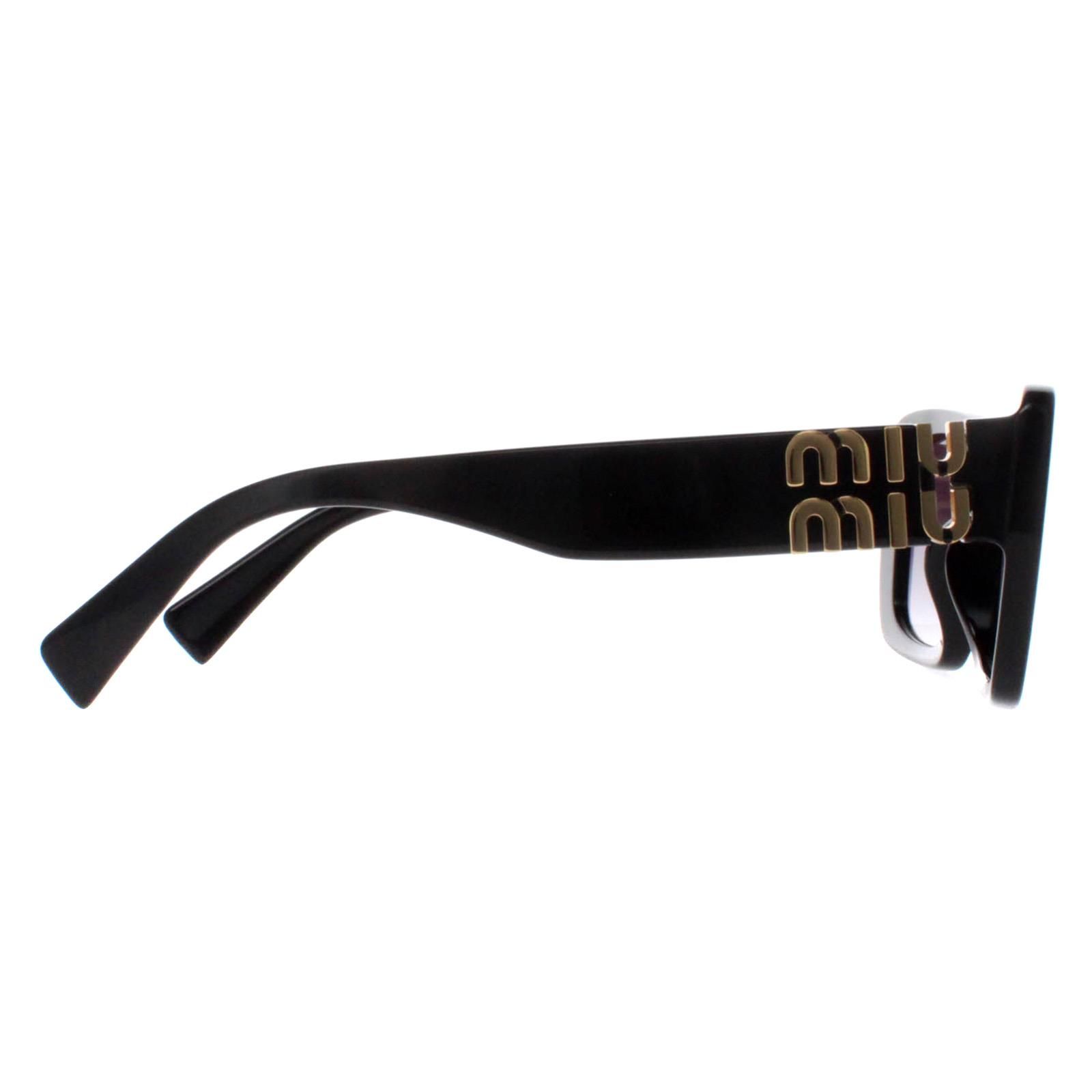 Miu Miu Rectangle Black Grey Gradient MU07YS image 5