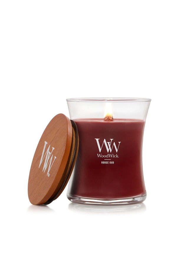 Woodwick Medium Hourglass Rouge Oud Multi