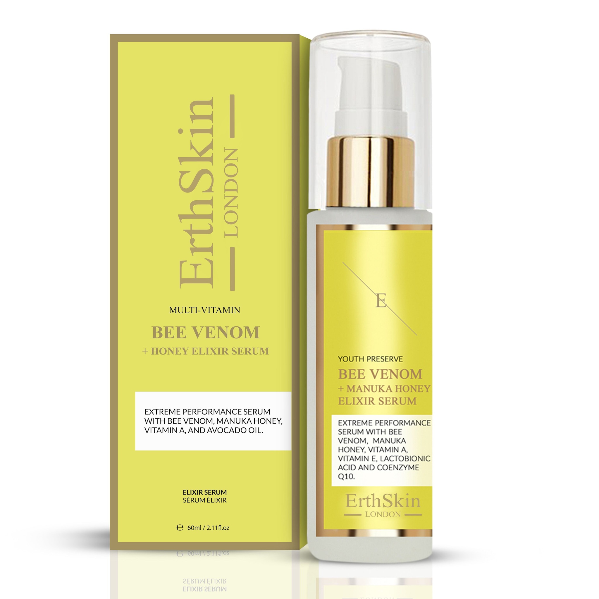 Erth Skin London Erth Skin London- Bee Venom + Manuka Honey Intense Hydration Elixir Serum 60ml image 1