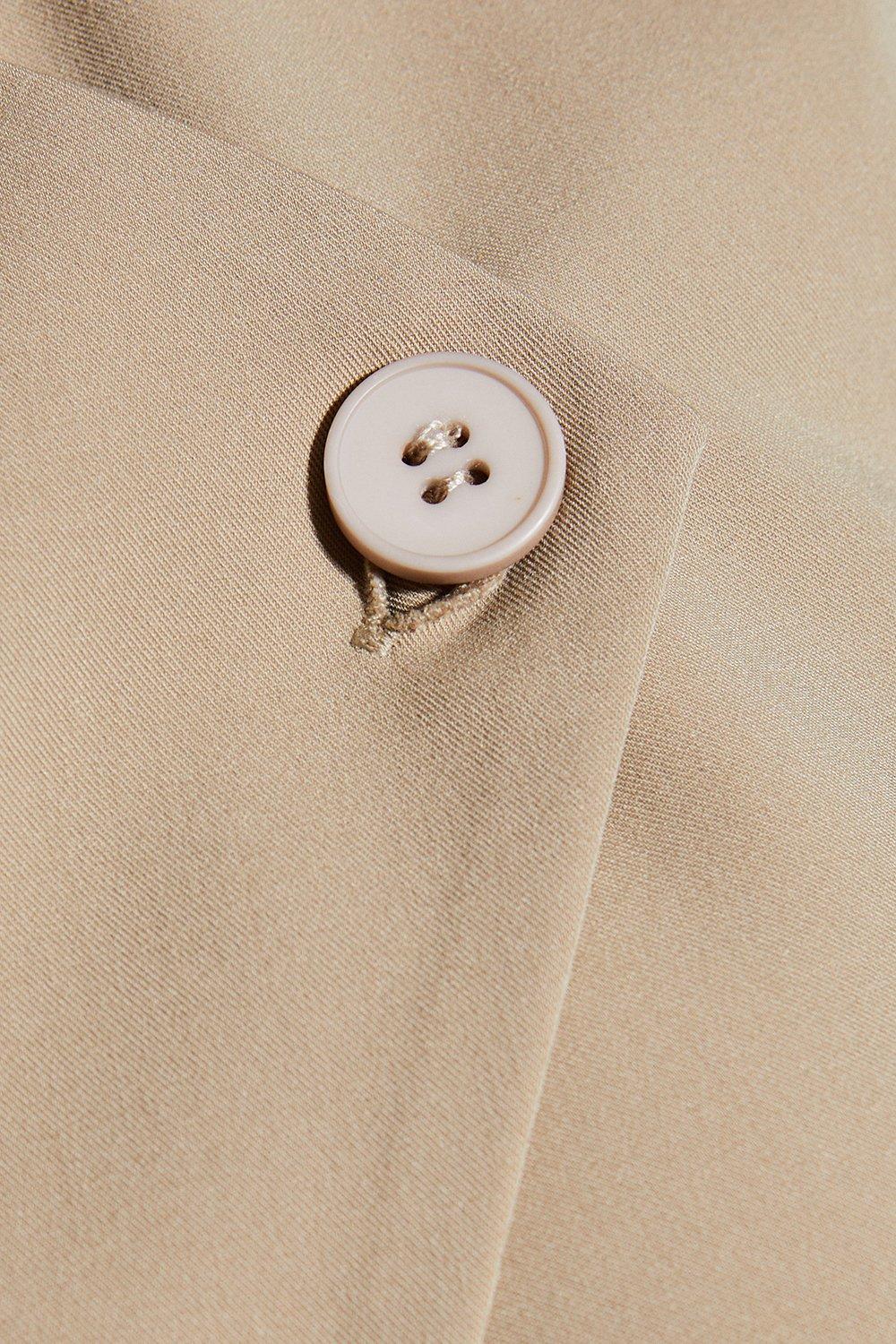 MissPap Asymmetric Double Button Waistcoat Stone image 5