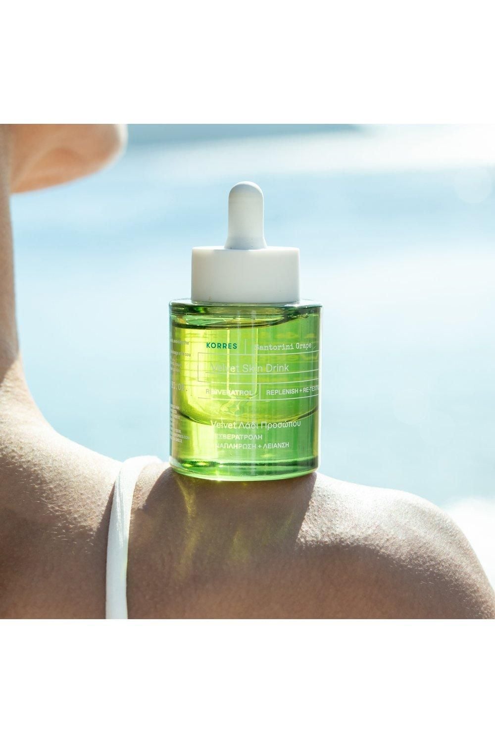 Korres Santorini Grape Velvet Drink Clear image 5