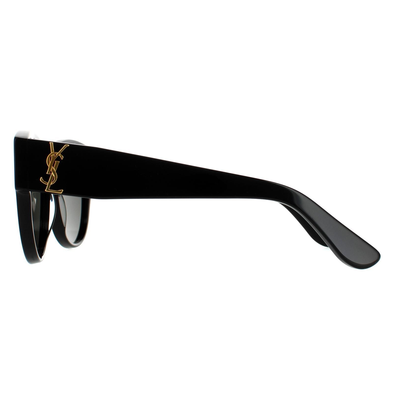 Saint Laurent Oval Black Grey SL M3 Sunglasses image 3