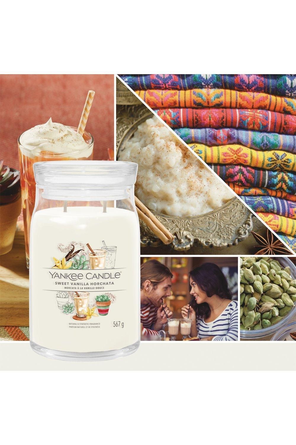 Yankee Candle Signature medium jar sweet vanilla horchata Multi image 3