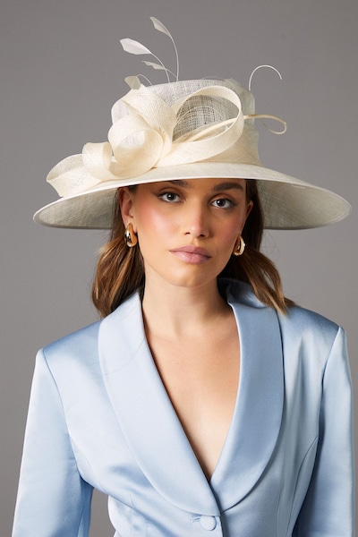 Coast Loop And Quill Wide Brim Hat Ivory