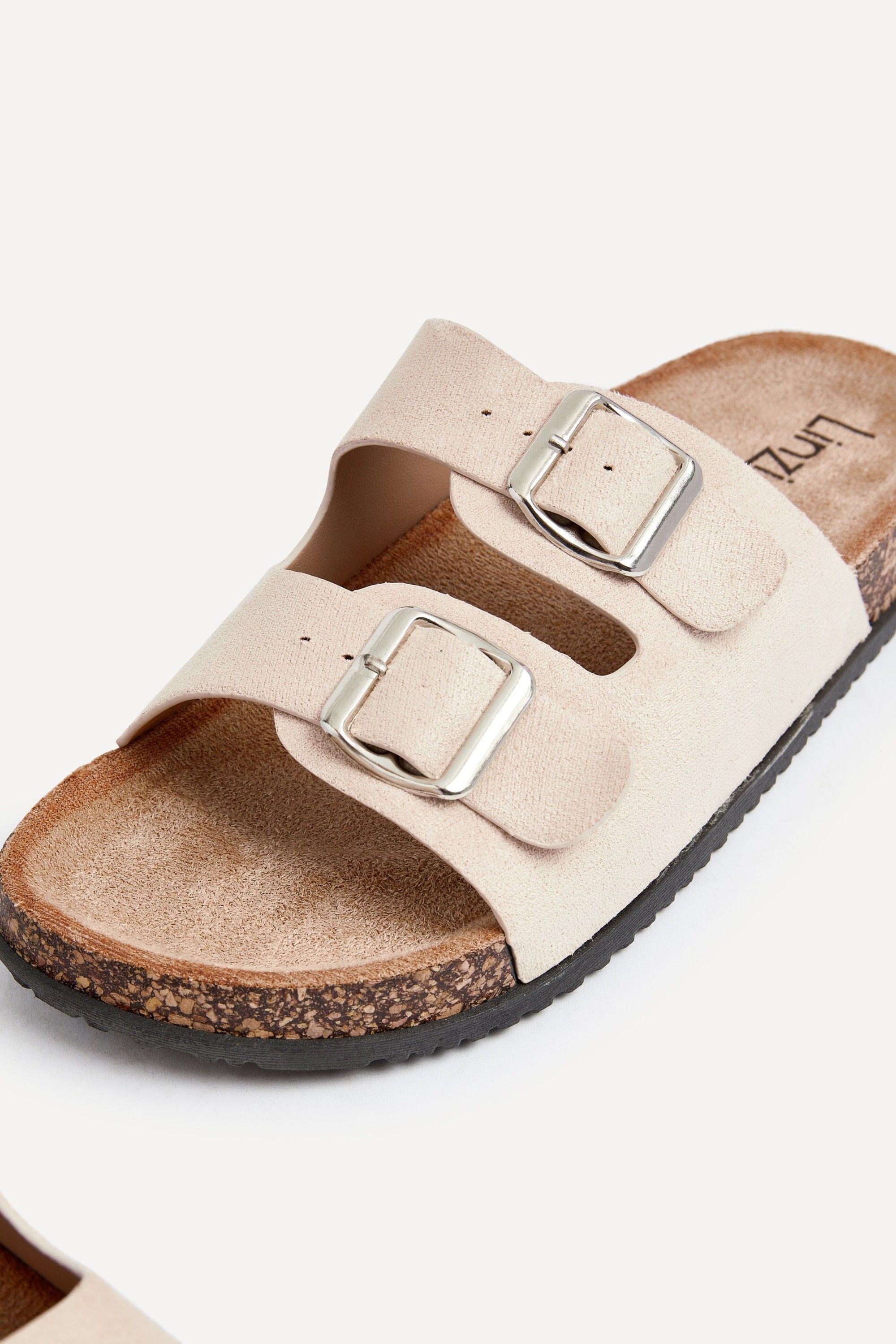 Linzi Echo Beige Double Buckle Sandals image 5