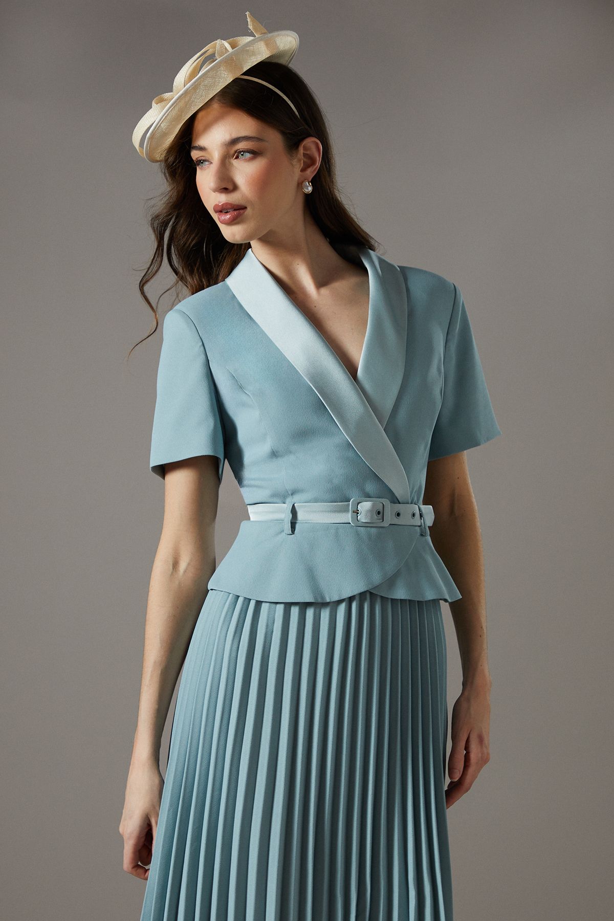 Coast 2 in 1 Dress With Pleated Skirt Mint image 4