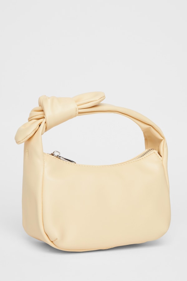 Quiz Lemon Knot Mini Top Handle Bag