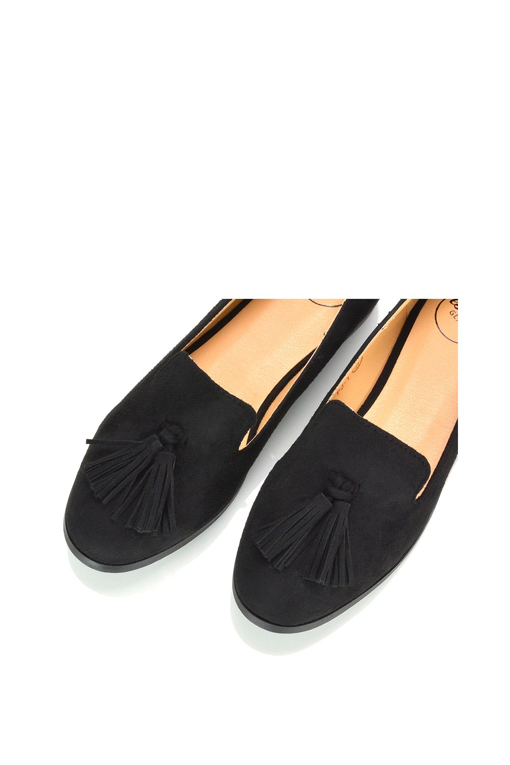 XY London 'Betsy' Flat Pointed Toe Tassel Loafer Shoes image 5