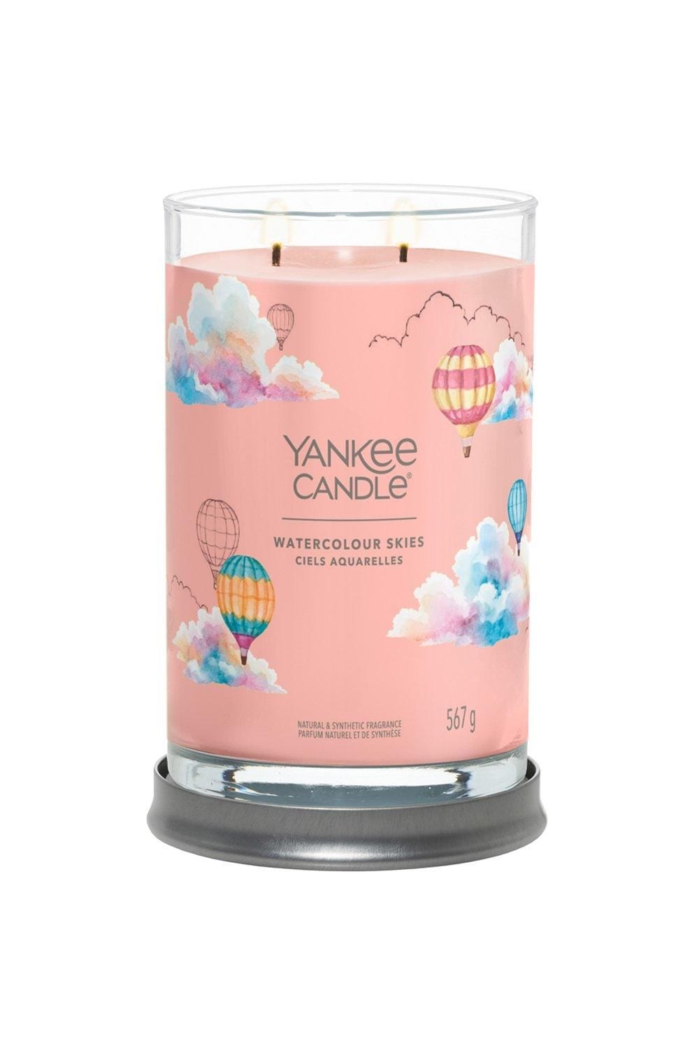 Yankee Candle Signature Large Tumbler Watercolour Skies Pink image 2