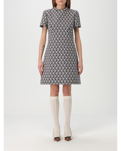 Valentino Geometric Print ALine Mini Dress Wo - Multicolor Dresses