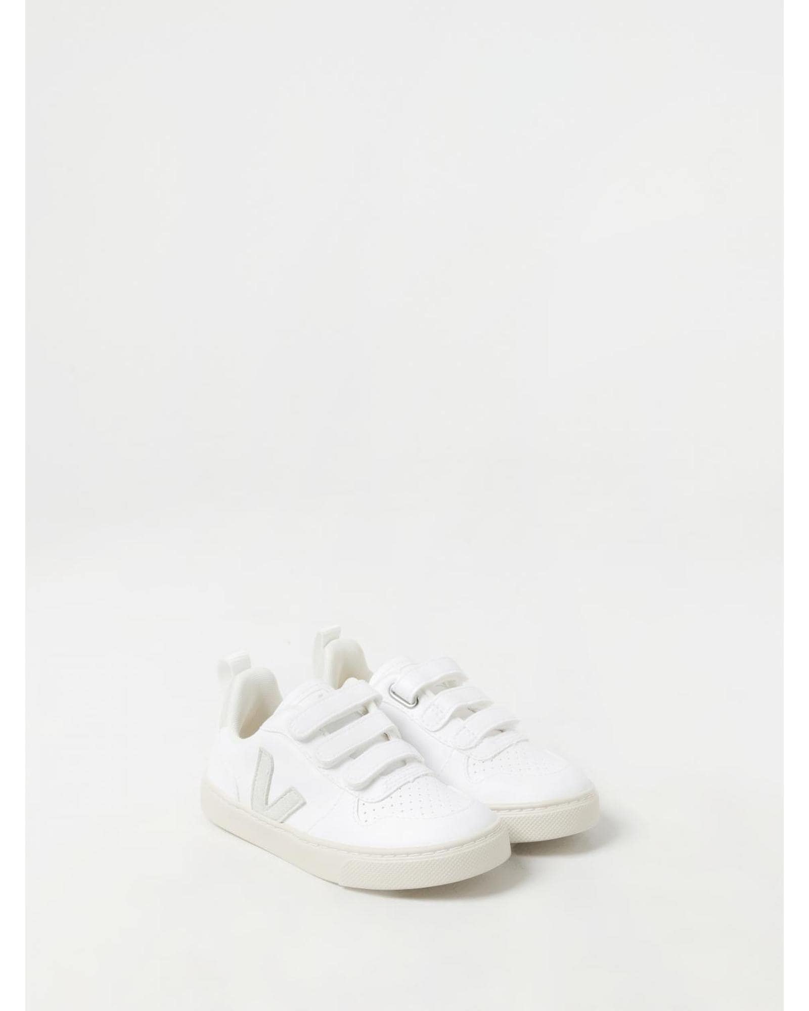Veja Esplar Kids Velcro Sneakers - White image 2