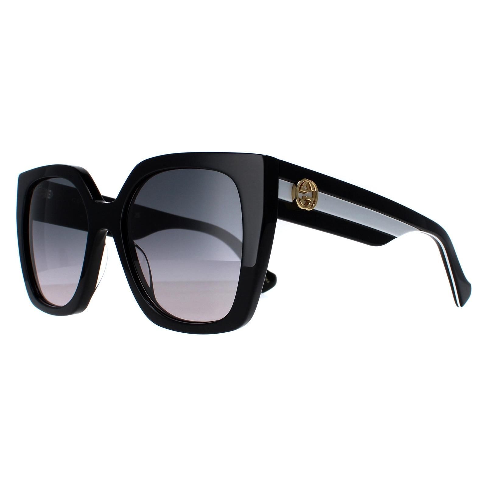 Gucci Square Black Grey Gradient GG1300S image 2