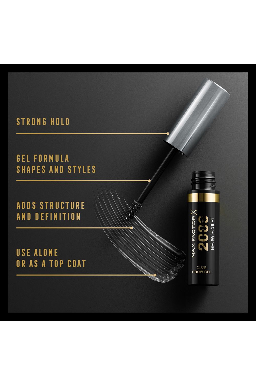 Max Factor 2000 Calorie Brow Sculpt Gel 4.5ml 1 Dark Blonde image 8
