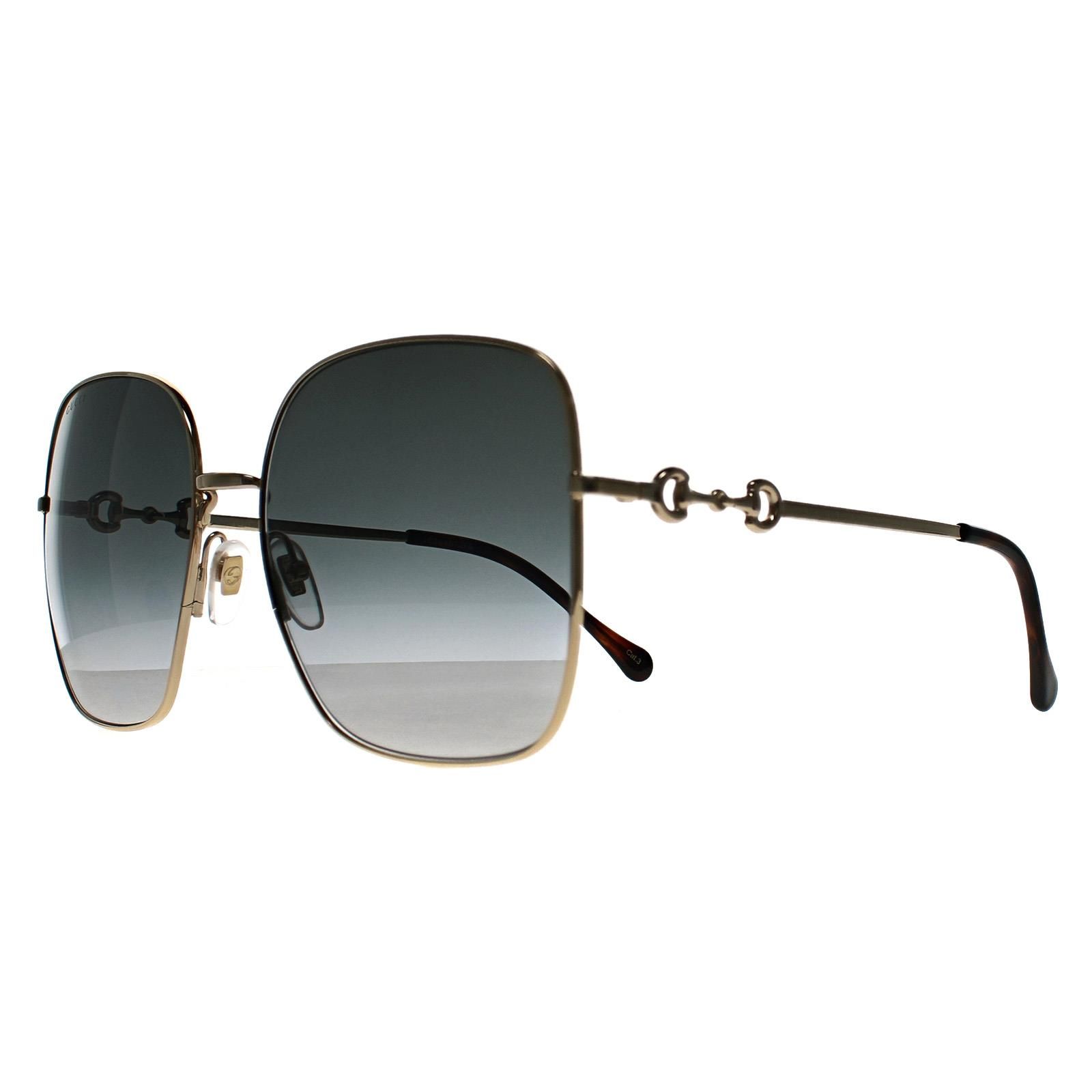 Gucci Square Gold Grey Gradient GG0879S image 2