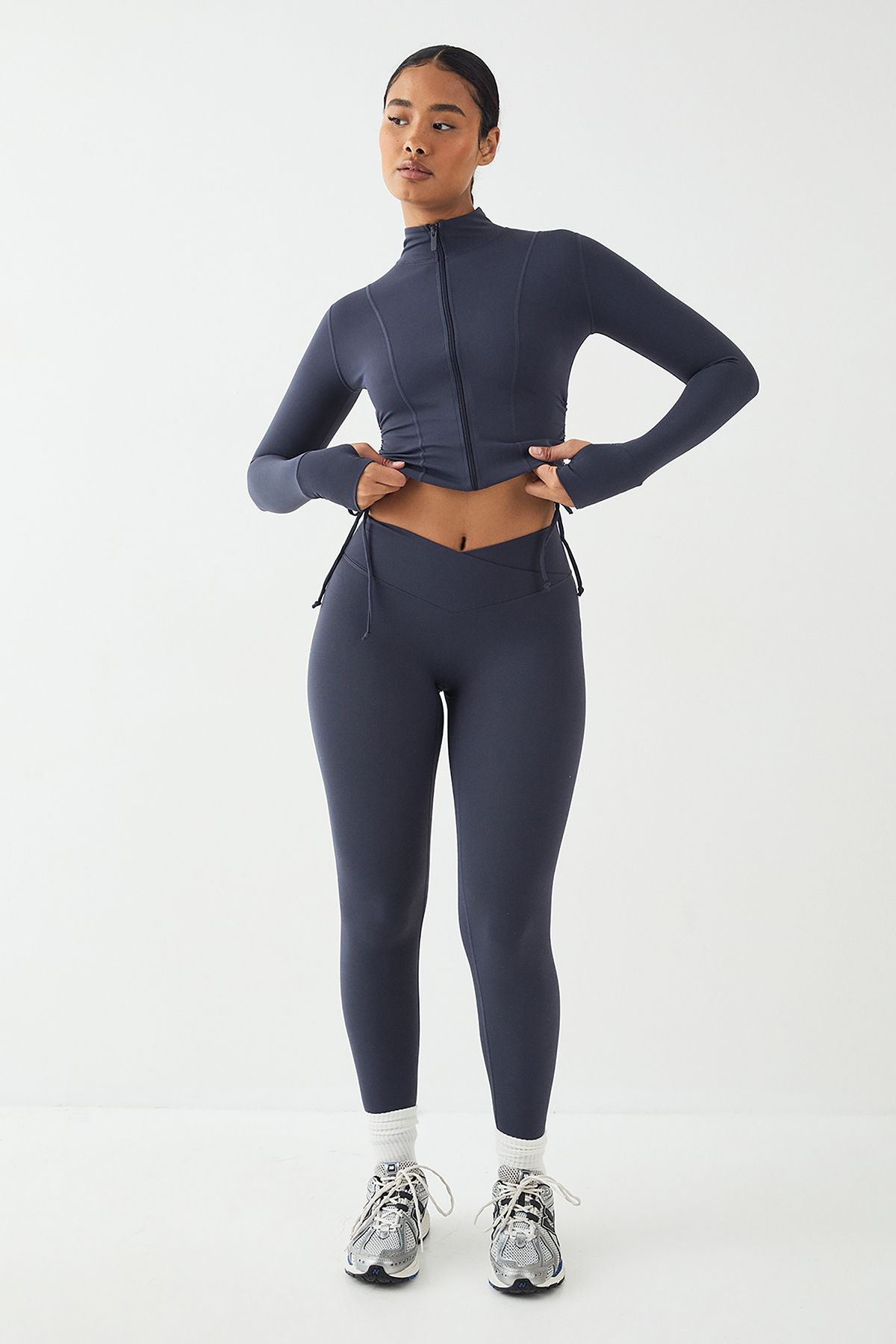 DSGN Studio DSGN Studio Highwaist Ultra Sculpt Wrap Waist Legging Midnight image 1