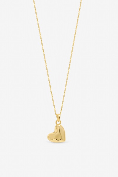 Inicio Gold Plated Molton Heart Small Pendant - Gift Pouch