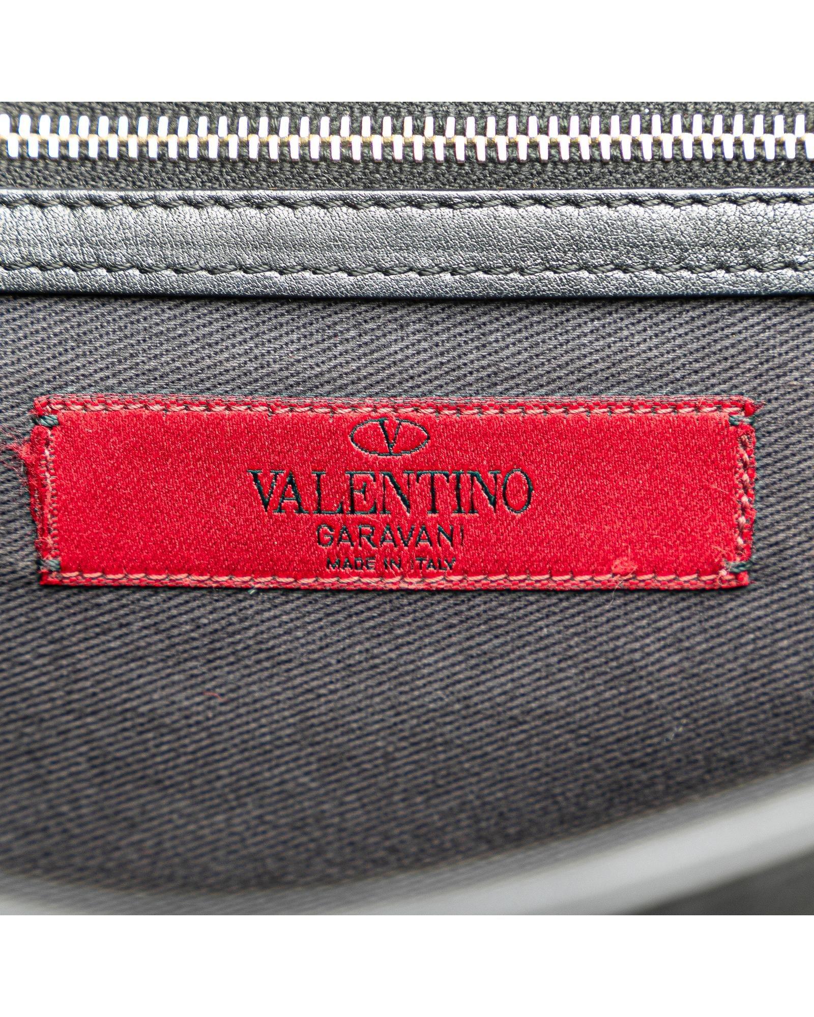 Valentino Preloved Rockstud Shoulder Bag Chain Strap Wo - Black Crossbody image 7