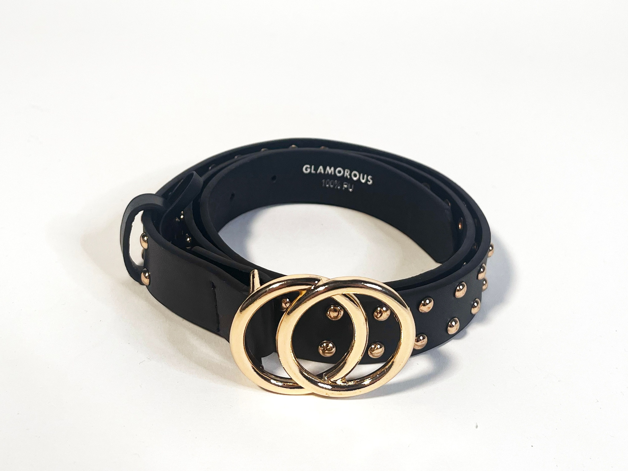 Shnoo Double Buckle Studded Belt image 2