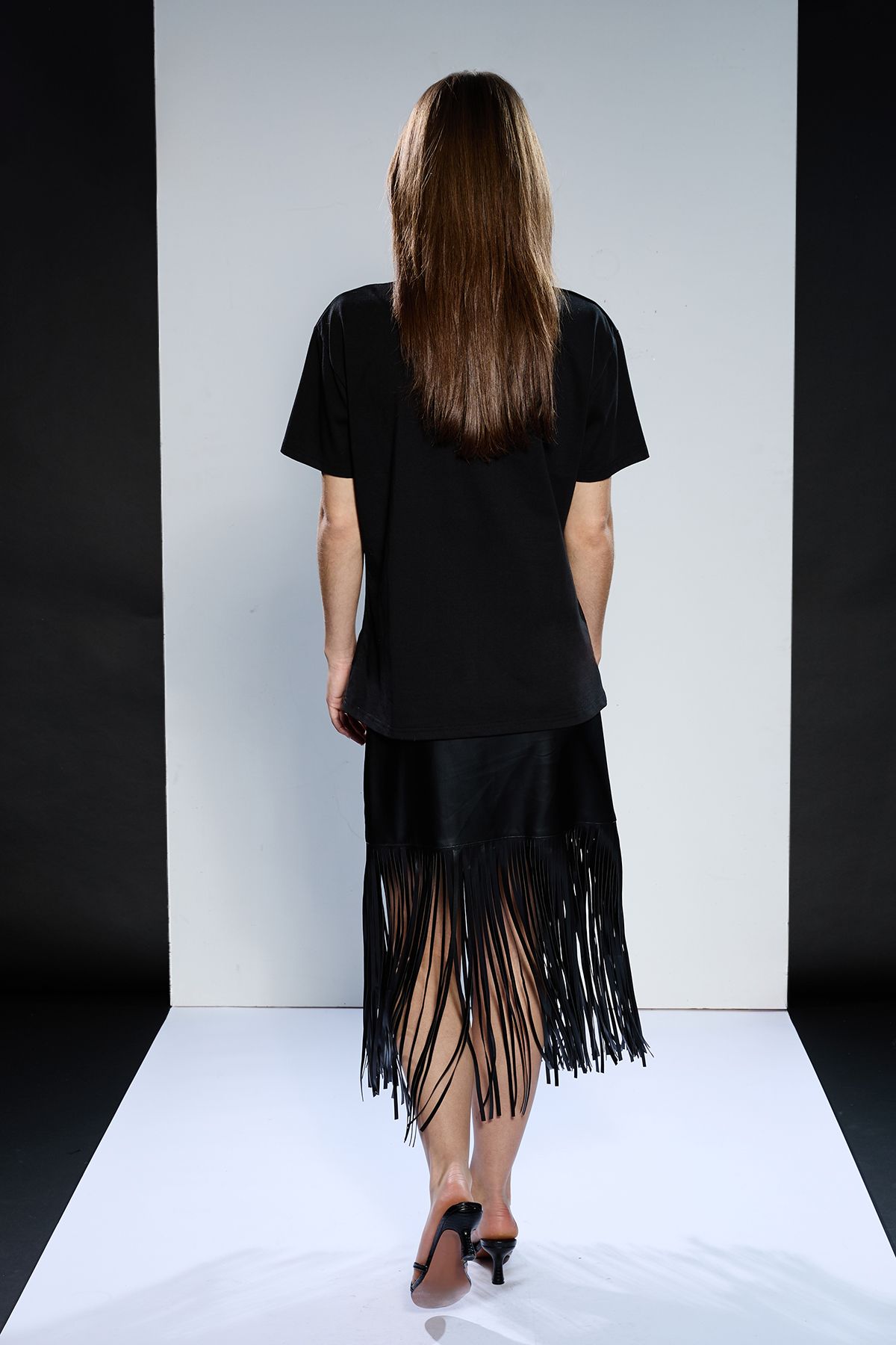 RUNWAY 1.8.1.8 Runway 1.8.18 Corset Tee Black image 3