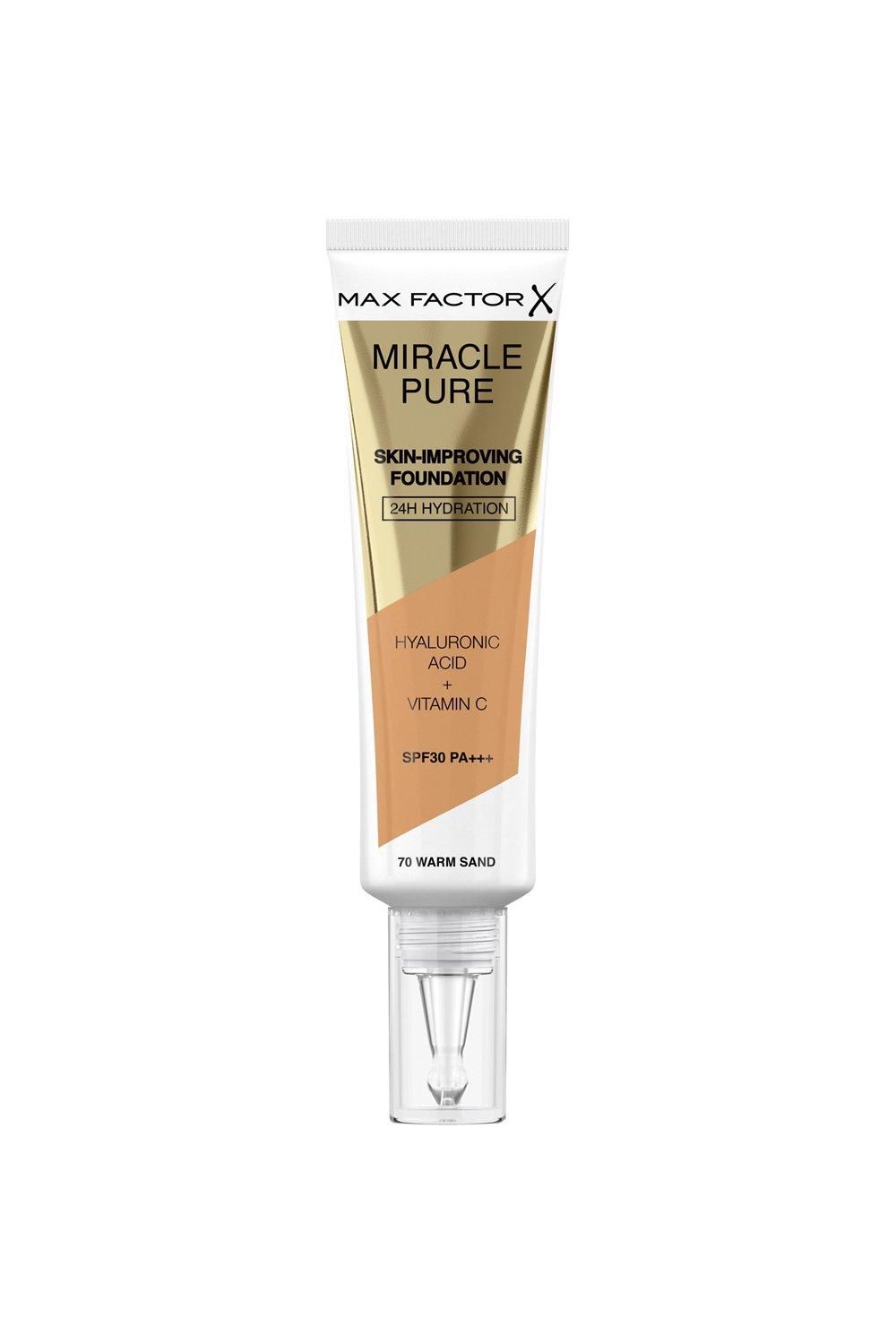 Max Factor Miracle Pure Skin Improving Foundation Warm Sand 70 image 1