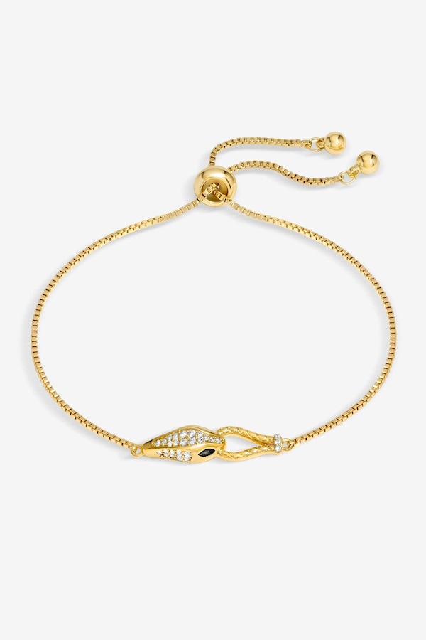 Jon Richard Gold Plated Snake Toggle